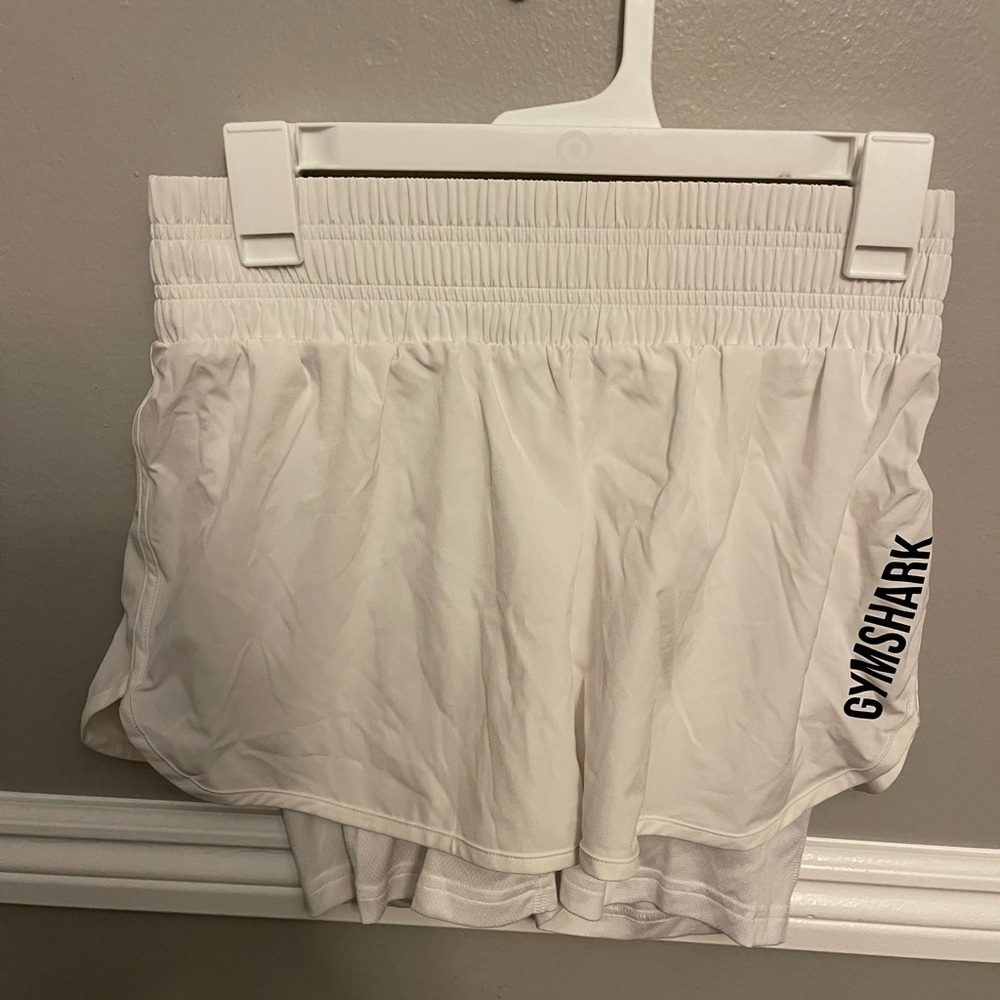 Gymshark white shorts